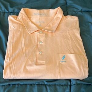 B Draddy Orange Sherbet Polo Size XL